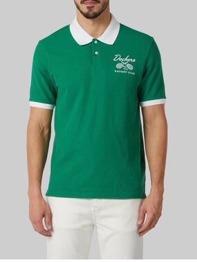 Dockers Racquet Club Polo Shirt Green S NWT Tennis Retro 90s Style